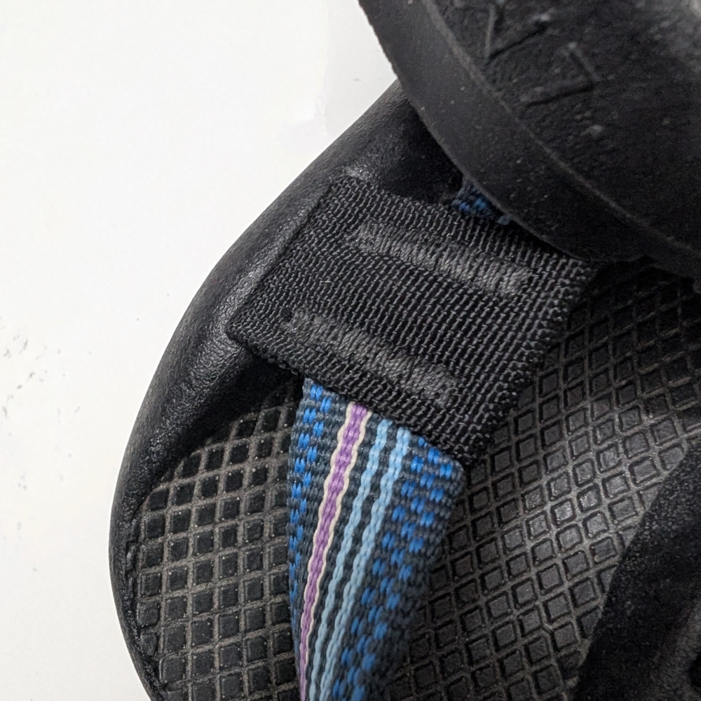 Chaco Black and Blue Strappy Sandals - Picture 8 of 8